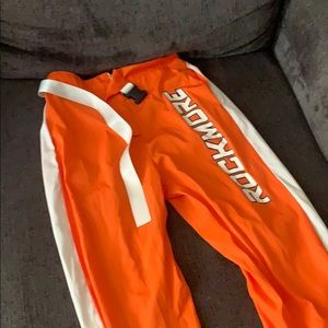 High Waisted Windbreaker Pants